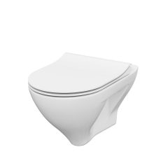 Cersanit Mille perem nélküli fali WC + lecsapódásgátlós WC ülőke S701-453