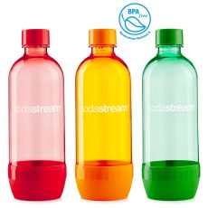 SodaStream JET Triopack Narancs / Piros / Zöld 1l univerzális szénsavasító palack