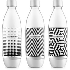 SodaStream FUSE Black & White Triopack 1l szénsavasító palack