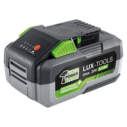 LUX-TOOLS 20 V 6 Ah akkumulátor