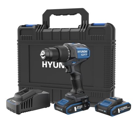 Hyundai PRO HD20X-60TT Akkus fúró ütvefúró-csavarozó 2 db akku+töltő