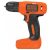 Black+Decker BDCD8-QW 7.2 V-os akkumulátoros fúró-csavarozó