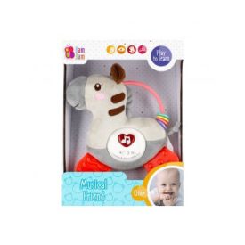 BamBam Plüss zenélő zebra