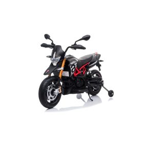   APRILIA DORSODURO 900 elektromos gyerek motorkerékpár, 12 V, 2 x 18 W motor