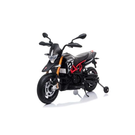 APRILIA DORSODURO 900 elektromos gyerek motorkerékpár, 12 V, 2 x 18 W motor