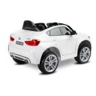BMW X6M elektromos kisautó gyerek autó fehér