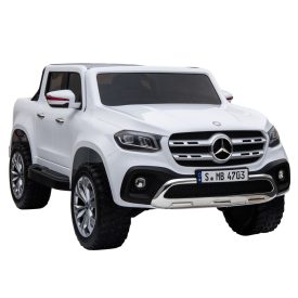   HECHT Mercedes XMX 606 WHITE elektromos gyermek kis autó fehér 12 V/10 Ah
