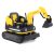 Hecht 52107 YELLOW gyerek elektromos markológép 12 V/12 Ah