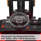 HECHT 52108 RED akkumulátoros gyermek targonca 12 V/10 Ah piros