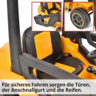 HECHT 52108 YELLOW akkumulátoros gyermek targonca sárga 12 V/10 Ah