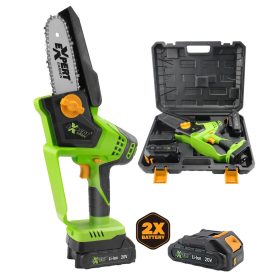   EXPERT GXCH25 akkumulátoros mini láncfűrész, 12,5cm, 2db akku+töltő+koffer