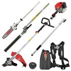 HECHT 1352 benzinmotoros multifunkciós fűszegély, sövény és -ágvágó 51,7 cm³