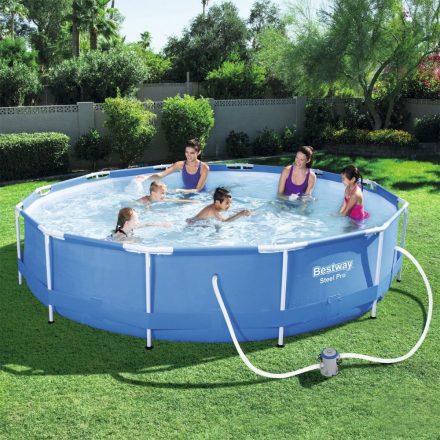 Bestway BAHAMA fémvázas medence szett vízforgatóval 366 x 76 cm