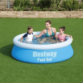   Bestway Lupa felfújható karimájú, puhafalú medence 183 x 51 cm