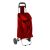 Casa-Si Amigo gurulós bevásárlókocsi 33L 36x22x95cm Max. 15kg-ig piros