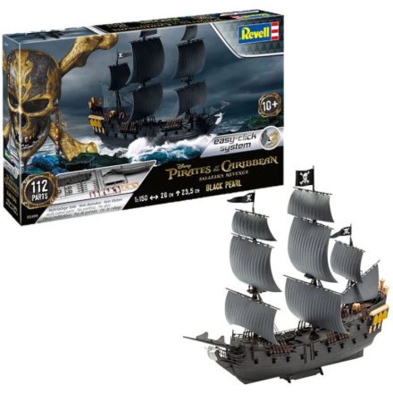 Revell 05499 Easy Click Black Pearl Fekete Gyöngy hajómodell építőkészlet 1:150