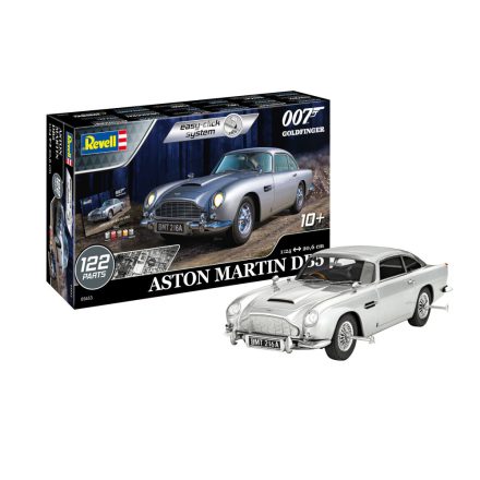 Revell Easy Click 05653 Aston Martin DB5 – James Bond 007 Goldfinger 1:24 makett