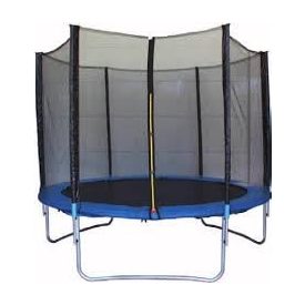 Trambulin védőhálóval létrával 244 cm