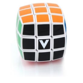   V-Cube 3x3 versenykocka, lekerekített, fehér, matrica nélküli
