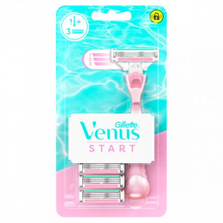 Gillette Venus Start borotva + 3 borotva betét csomag