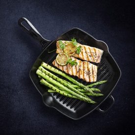 Royal van Kempen & Begeer öntöttvas grillserpenyő 26 cm